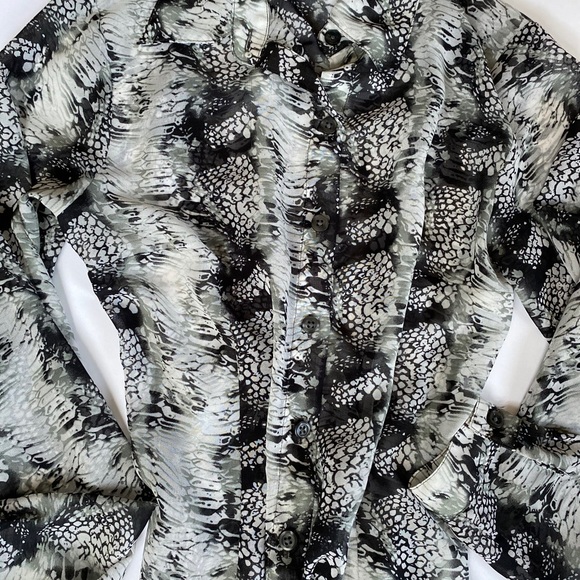 CAbi Snake Print Blouse Style #988 - Picture 6 of 6